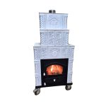 Semineu Caterina 3 Polite M7 Alb cu Usa Grande